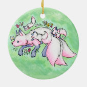 Fox Keramisch Ornament (Achterkant)