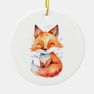 Fox Keramisch Ornament