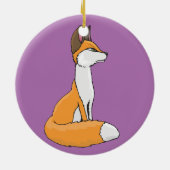 Fox Keramisch Ornament (Achterkant)