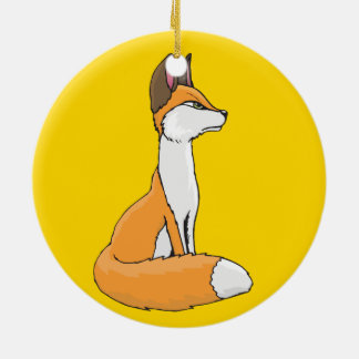 Fox Keramisch Ornament