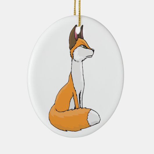 Fox Keramisch Ornament (Rechts)