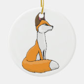 Fox Keramisch Ornament (Voorkant)