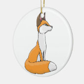 Fox Keramisch Ornament (Links)