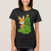 Fox Kerstboom T-shirt (Voorkant)