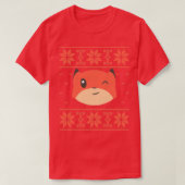 Fox-kerstkeuker T-shirt (Design voorkant)