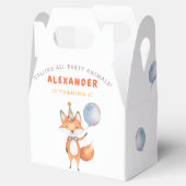 Fox Kids Birthday Party Bedankdoosjes (Geopend)