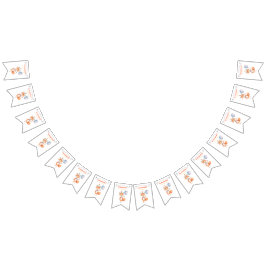 Fox Kids Birthday Party Vlaggetjes