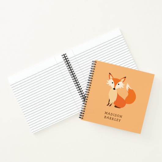 Fox Kid's Mooie Bosdieren Dier Notitieboek (Binnen)
