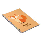 Fox Kind Cute Woodland Animal Notitieboek (Rechterzijde)