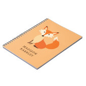 Fox Kind Cute Woodland Animal Notitieboek (Linkerzijde)