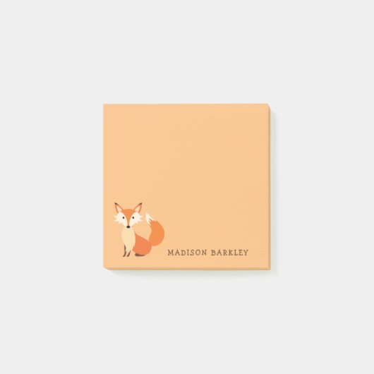Fox Kind Cute Woodland Animal Post-it® Notes (Voorkant)