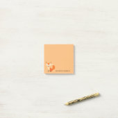Fox Kind Cute Woodland Animal Post-it® Notes (Op bureau)