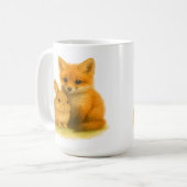 Fox Kit & Bunny Buddies Koffiemok (Voorkant links)