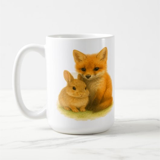 Fox Kit & Bunny Buddies Koffiemok (Links)