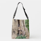 Fox Kit in de Hudson-vallei Crossbody Tas (Achterkant)