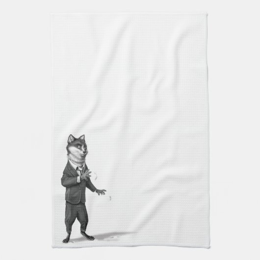 Fox Kitchen Towel (Permanent) Theedoek (Verticaal)