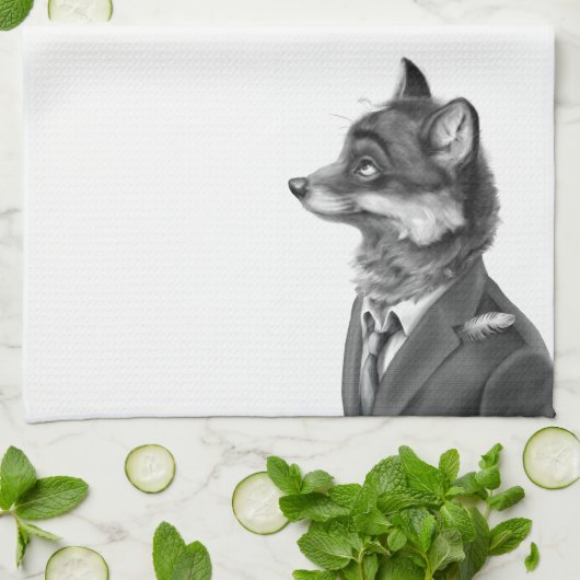 Fox Kitchen Towel (profiel) Theedoek (Gevouwen)