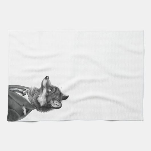 Fox Kitchen Towel (profiel) Theedoek (Horizontaal)