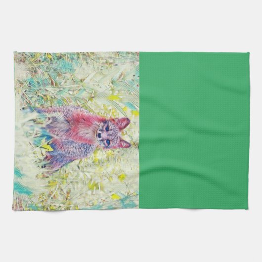 Fox Kitchen Towel Theedoek (Horizontaal)