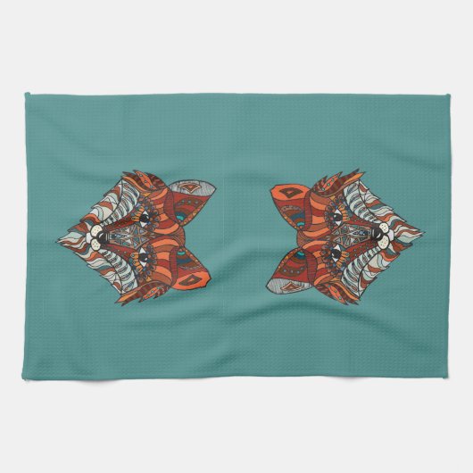 Fox Kitchen Towel Theedoek (Horizontaal)