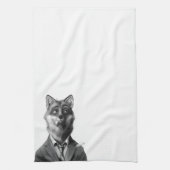 Fox Kitchen Towel (voorzijde) Theedoek (Verticaal)