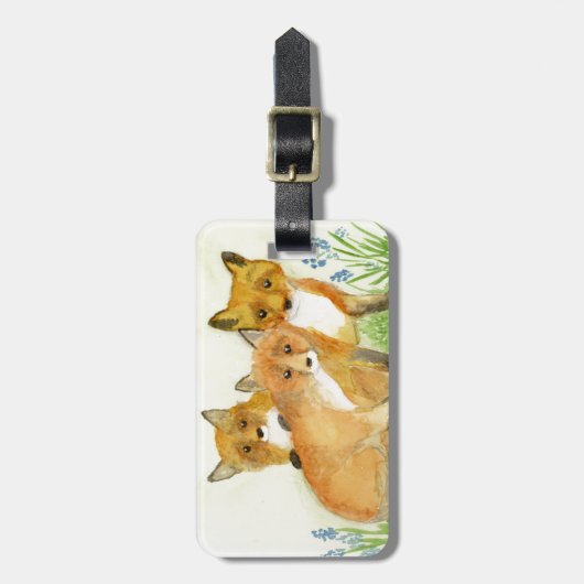 Fox Kits Bagagelabel (Voorkant verticaal)