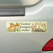 Fox Kits Bumpersticker (Op auto)