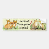 Fox Kits Bumpersticker (Voorkant)