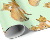 Fox Kits Cadeaupapier (Rol Hoek)