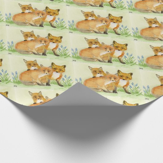 Fox Kits Cadeaupapier (Hoek)