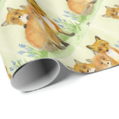 Fox Kits Cadeaupapier (Rol Hoek)