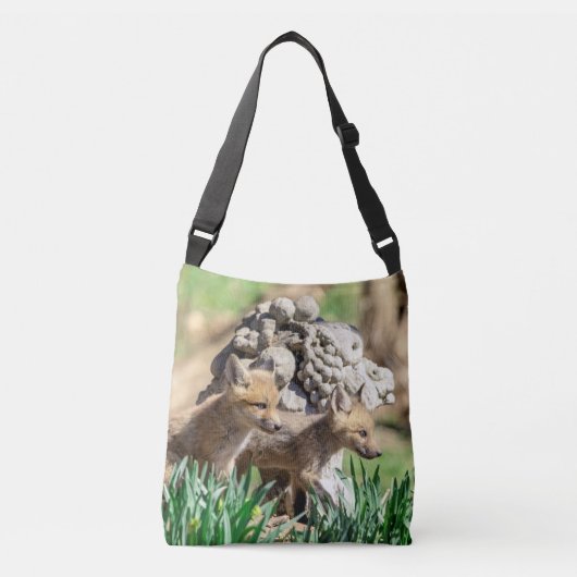 Fox Kits in de Hudson-vallei Crossbody Tas (Voorkant)