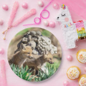 Fox Kits in de Hudson-vallei Papieren Bordje (Feest)