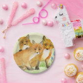 Fox Kits Papieren Bordje (Feest)