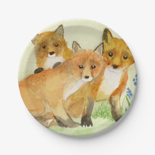 Fox Kits Papieren Bordje (Voorkant)
