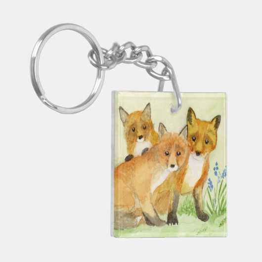 Fox Kits Sleutelhanger (Voorkant Links)