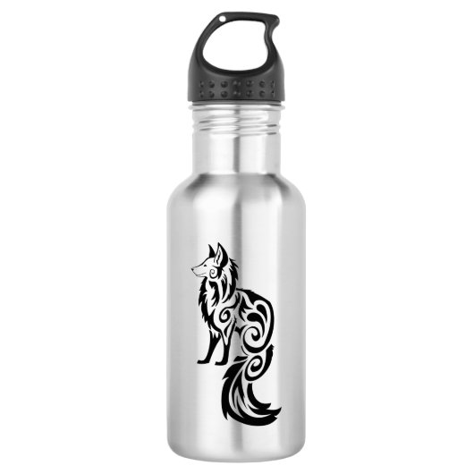 Fox Kitsune Tribal Waterfles (Voorkant)