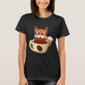 Fox koffiekopje t-shirt (Voorkant)