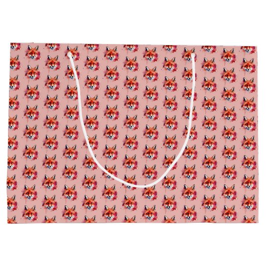 Fox Large Gift Bag Groot Cadeauzakje (Achterkant)