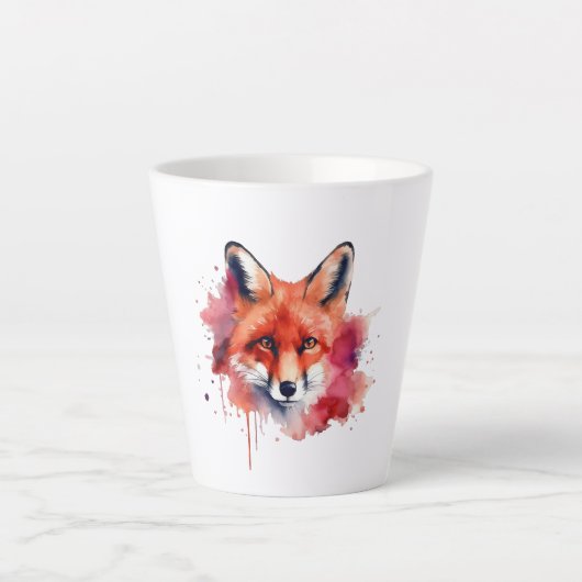 Fox Latte Mug Latte Mok (Voorkant)