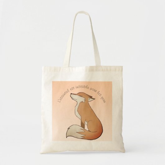 Fox Le Petit Prince schattig Tote Bag (Voorkant)
