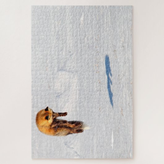 Fox Leap | Yukon, Canada Legpuzzel (Verticaal)