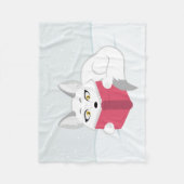 Fox lezen fleece deken (Voorkant)