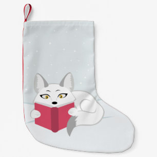 Fox lezen kleine kerstsok