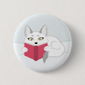 Fox lezen ronde button 5,7 cm (Voorkant)