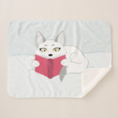 Fox lezen sherpa deken (Voorkant (horizontaal))