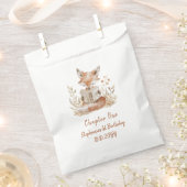 Fox lezen van een boek hoofdstuk een 1e verjaardag bedankzakje (Geknipt)