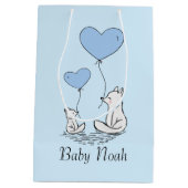 Fox Liefde Gift Bag Medium Cadeauzakje (Achterkant)