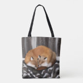 Fox Liefde op Stone Haven Tote Bag (Achterkant)