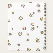 Fox lieflijke kleurrijke roodkopkunst planner (Achterkant)